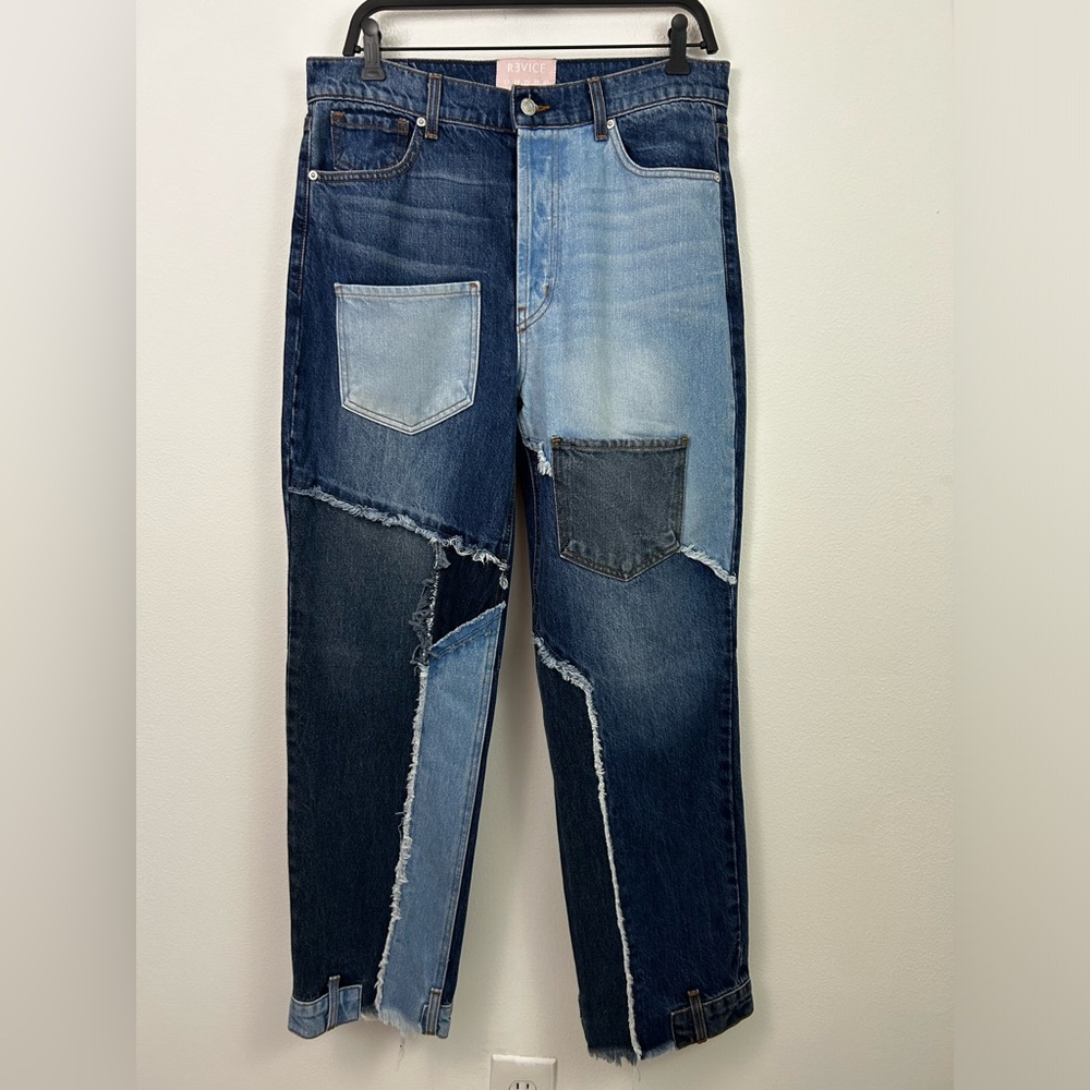 Revice Size 32 Patchwork Re done Matchmaker Love at First Sight Jeans‎